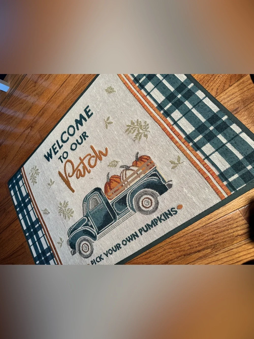 Fall Seasonal Rug Welcome to our Patch